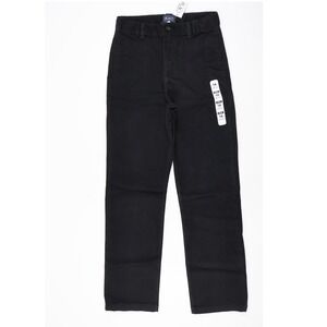 The Children's Place Chino Pants Straight Leg Black Solid 14 NWT